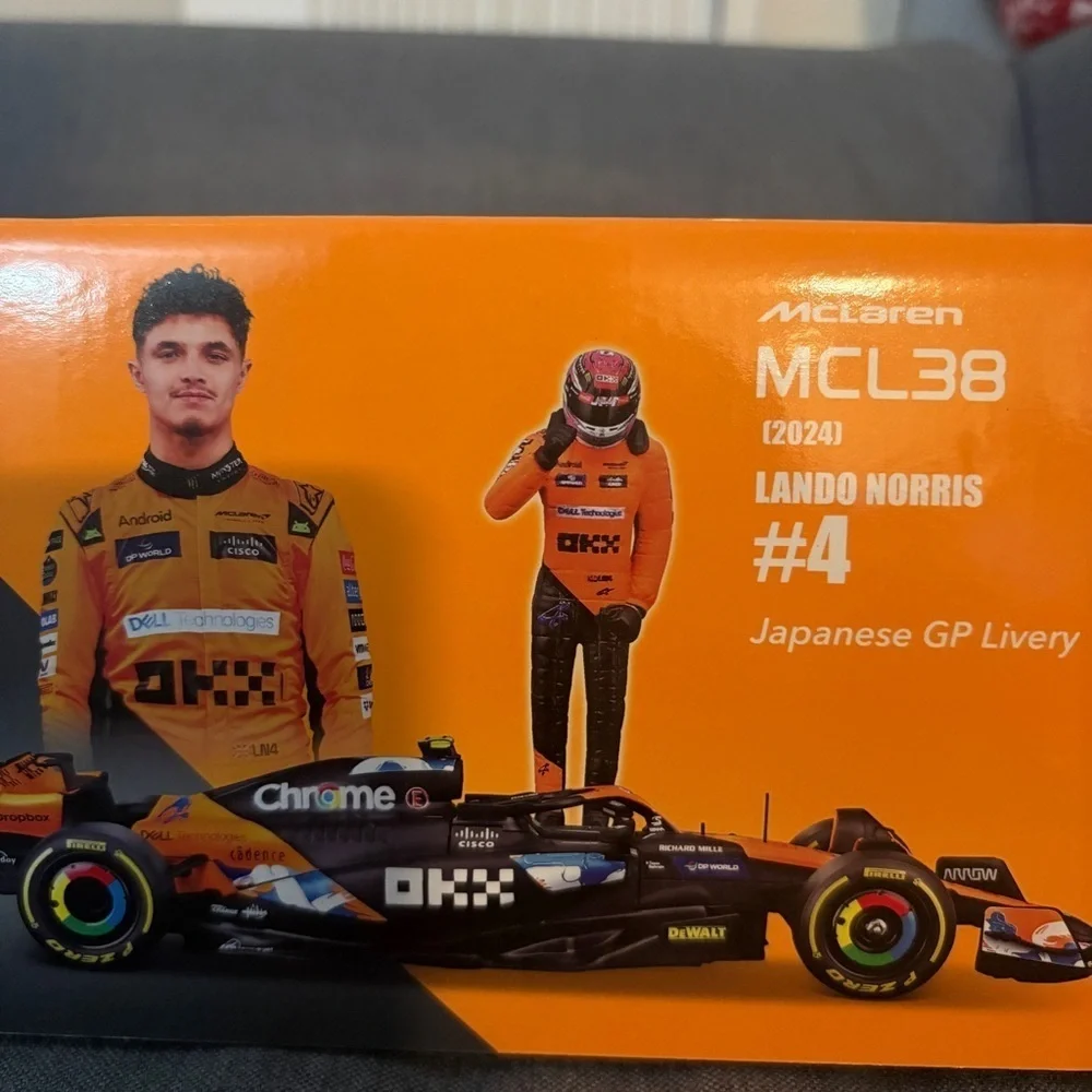 McLaren MCL35B Orange Model Car